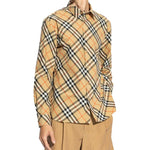 Burberry Checked Plaid Men Shirt BU-8776400896212-XL