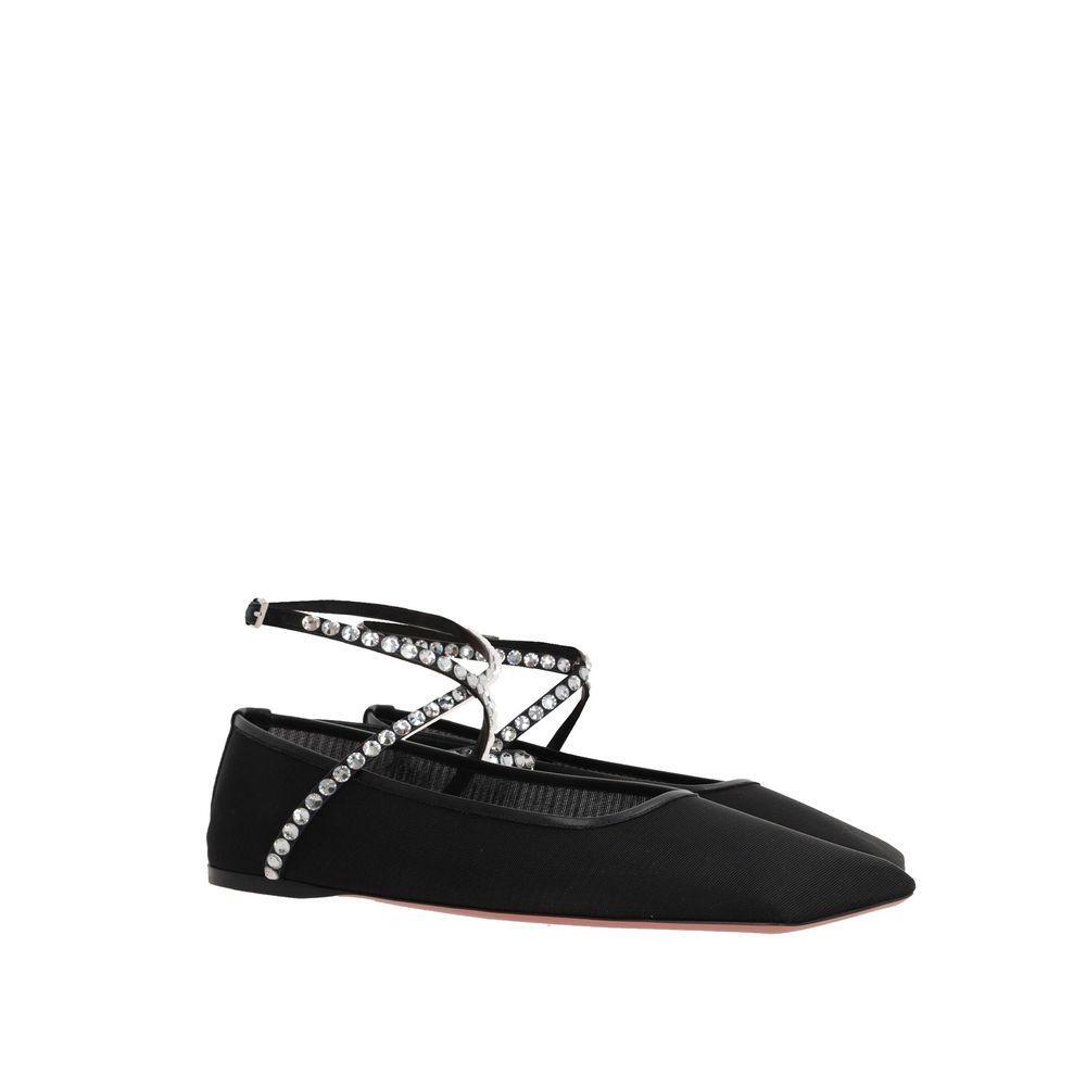 Amina Muaddi Mesh Crystal Ballerina Flats AM-8802838675668-39
