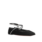 Amina Muaddi Mesh Crystal Ballerina Flats AM-8802838675668-39
