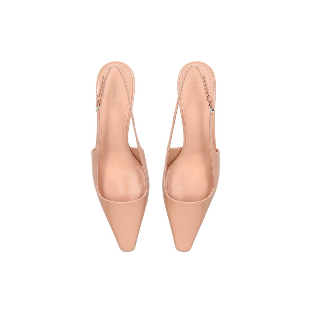 Givenchy Beige Calfskin Mid Heel Pumps