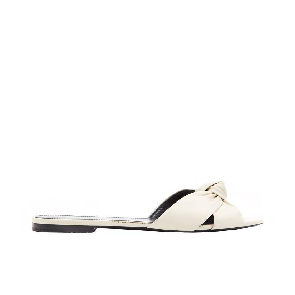 Saint Laurent Leather Slides SA-8736564510932-EU36/US6