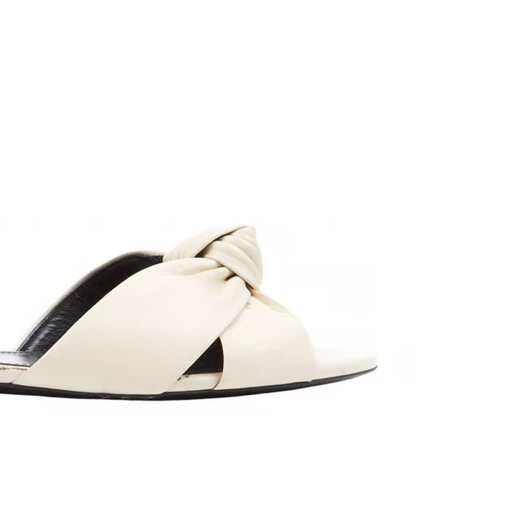 Saint Laurent Leather Slides SA-8736564510932-EU36/US6