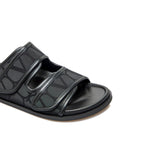 Valentino Garavani Toile Iconographe Flat Sandals VA-8735614435540-EU41/US8