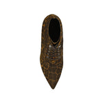 Saint Laurent Kiki Lace-Up Leopard-Print Ankle Boots SA-8735565349076-EU37/US7