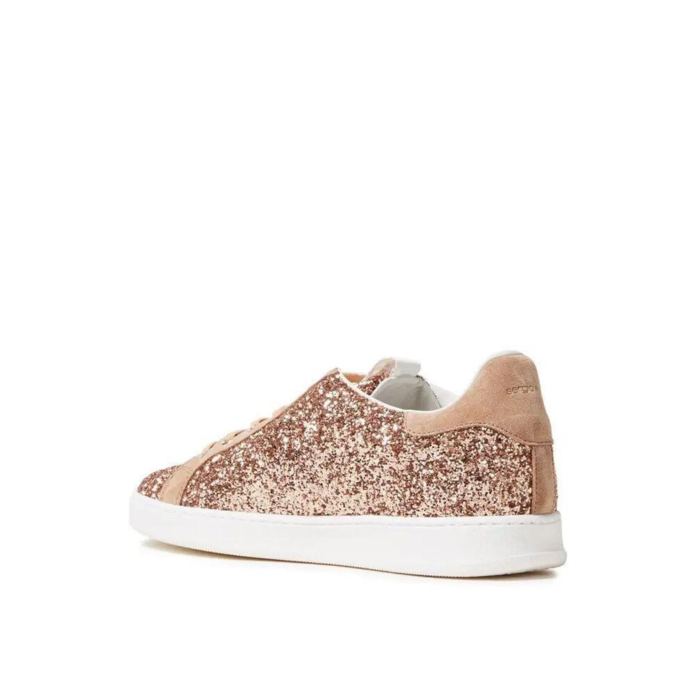 Sergio Rossi Glittered Woven Sneakers SE-8735588450516-EU35/US5