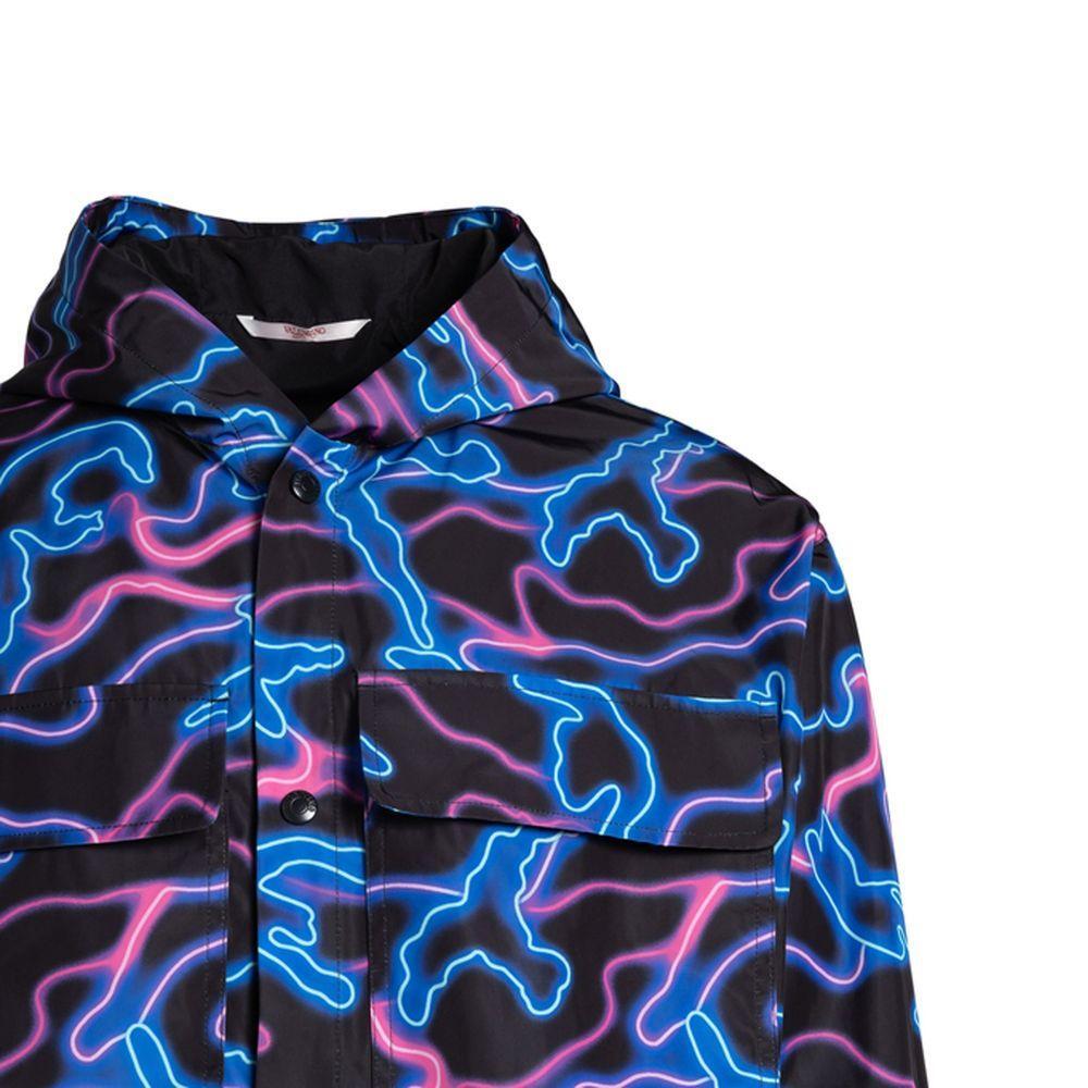 Valentino Printed Hooded Jacket VA-8735617810644-48 | M