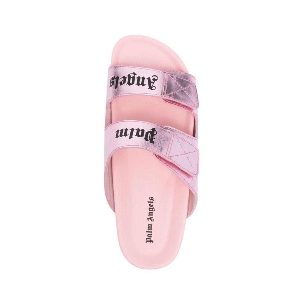 Palm Angels Leather Logo Sandals PA-8736539181268-EU39/US9