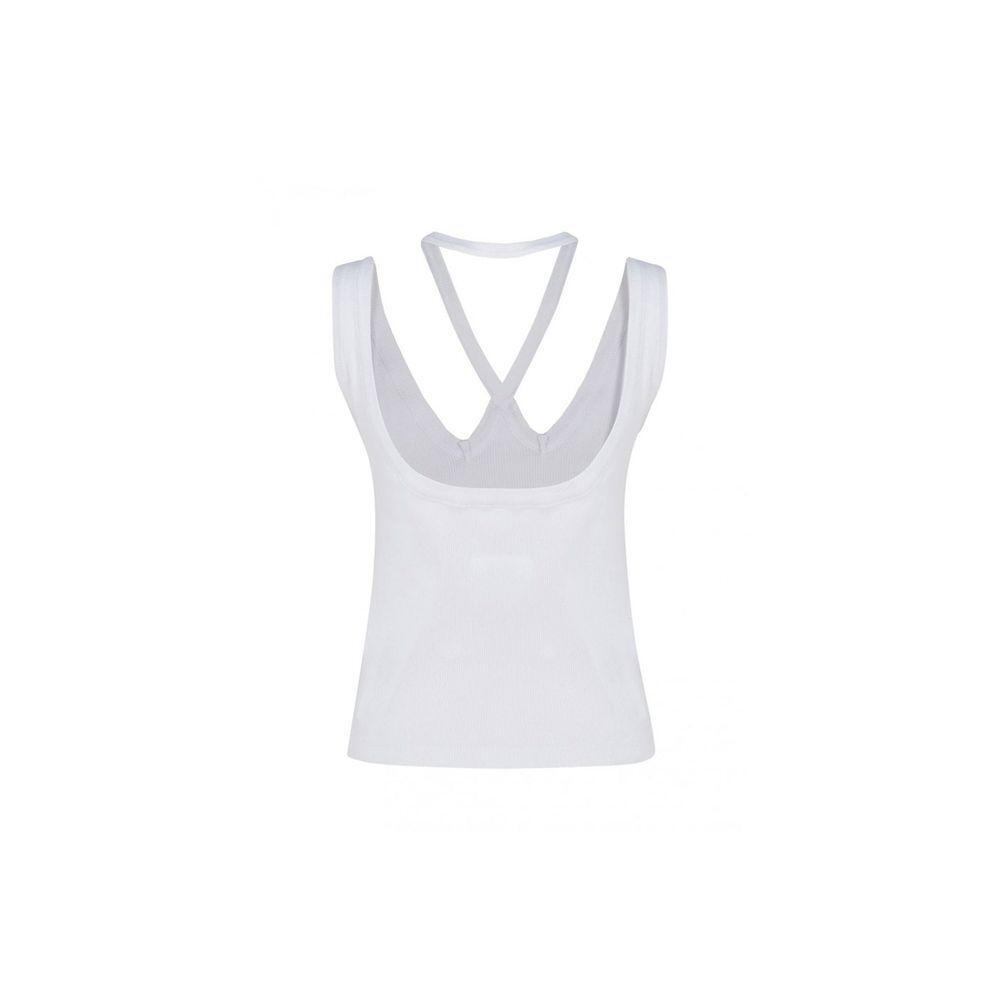 MM6 Maison Margiela Ribbed Cotton Top MM-8736510935252-S