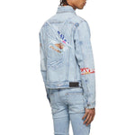 Amiri Playboy Magazine Trucker Denim Jacket AM-8736242467028-S