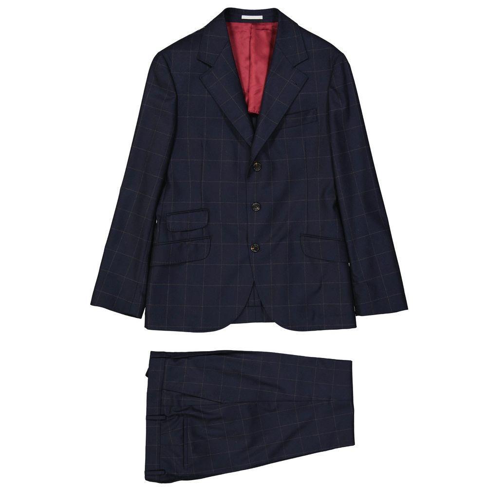 Brunello Cucinelli Wool Suit BR-8736289390804-IT46 | S