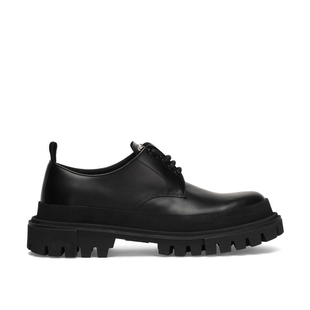 Dolce & Gabbana Leather Derbies DO-8736351191252-EU40.5/US7.5