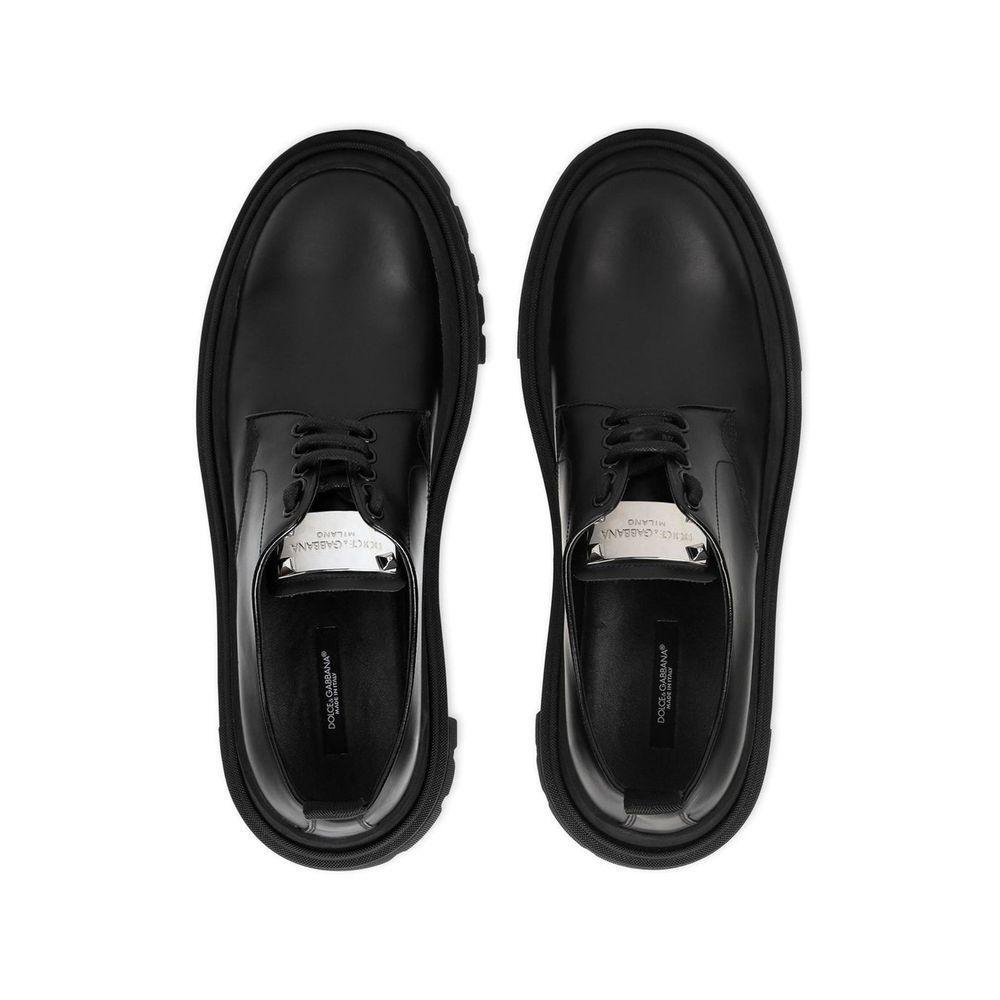 Dolce & Gabbana Leather Derbies DO-8736351191252-EU40.5/US7.5