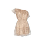 Gucci One-Shoulder Tulle Dress GU-8736394150100-38