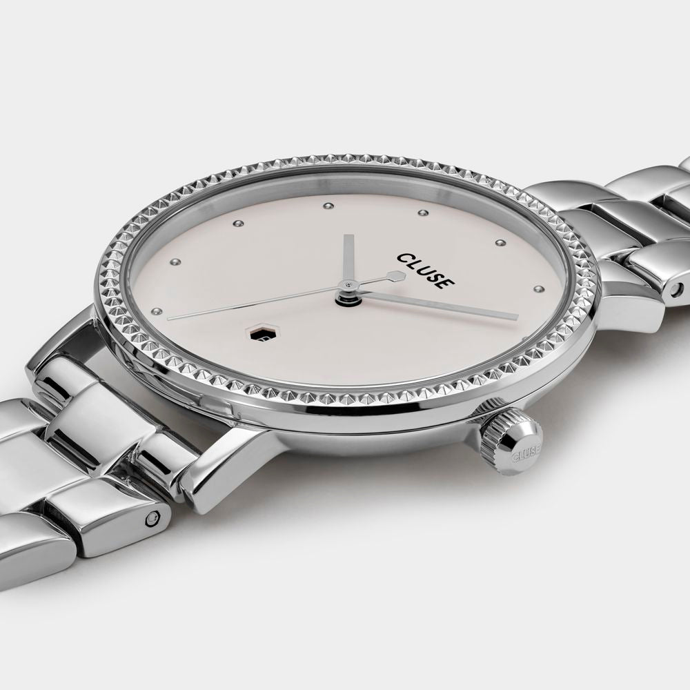 Cluse Silver Stainless Steel Watch CLCW0101209008AC