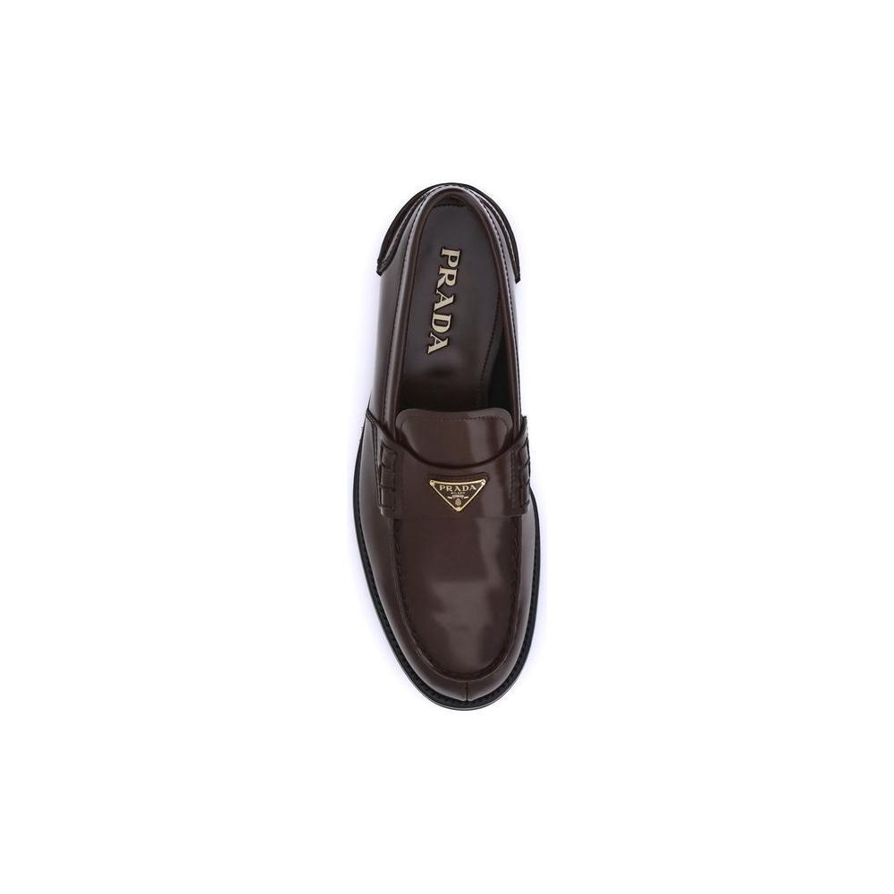 Prada Triangular plaque Loafers PR-2DB223FX000055F0NBL-EU43/US10