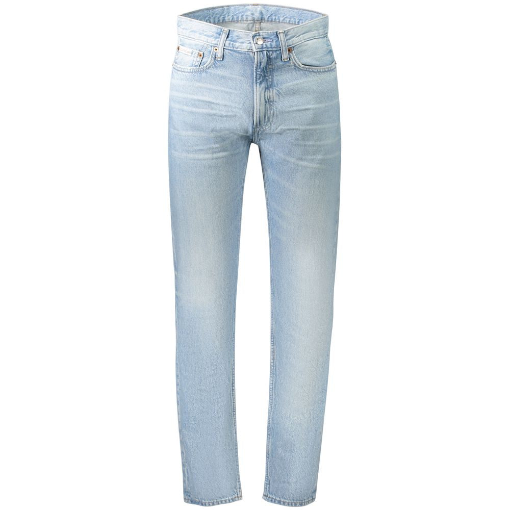 Calvin Klein Blue Cotton Men Jeans CA-39195-35 L32