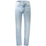 Calvin Klein Blue Cotton Men Jeans CA-39195-35 L32