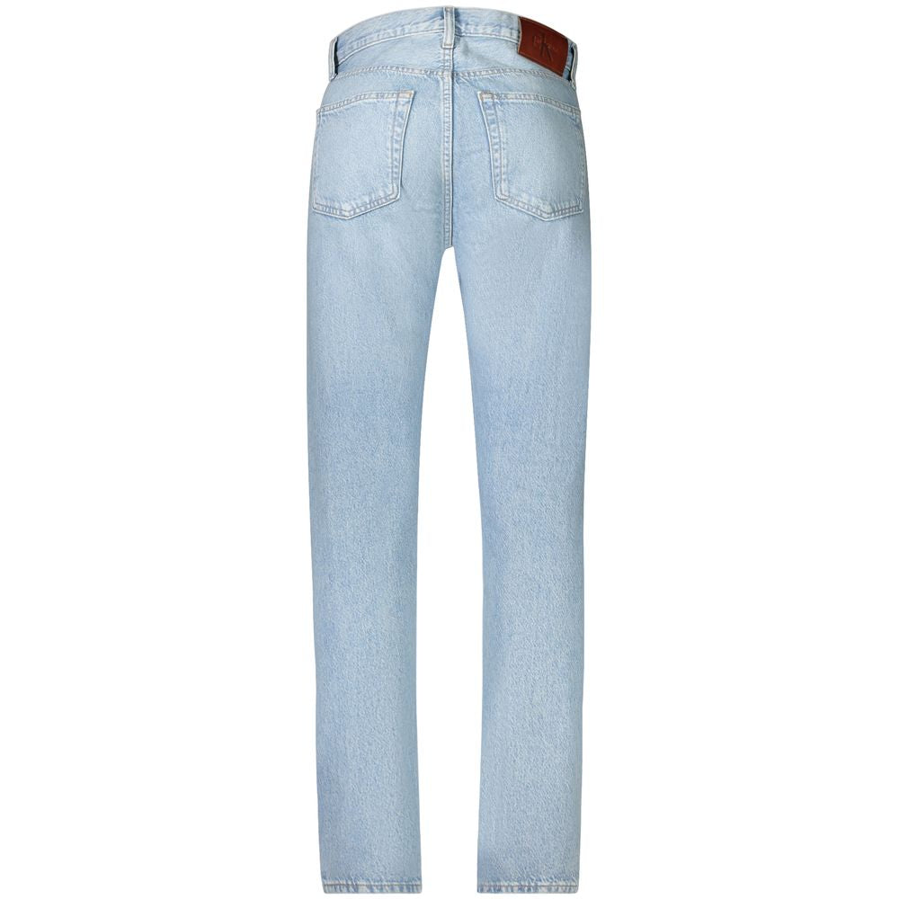 Calvin Klein Blue Cotton Men Jeans CA-39195-35 L32
