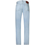 Calvin Klein Blue Cotton Men Jeans CA-39195-35 L32