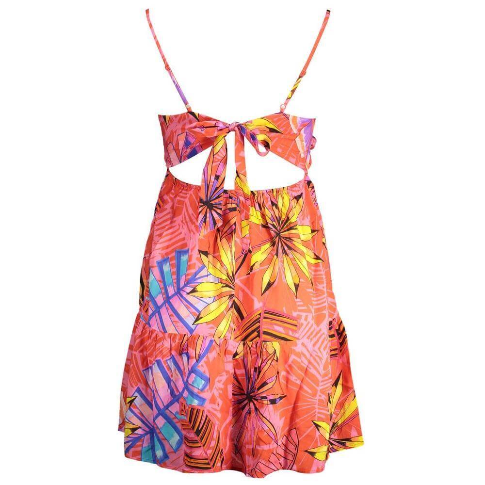 Desigual Red Polyester Dress DE-19510-S