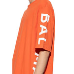 Balmain Orange Cotton T-Shirt BA-15798-L