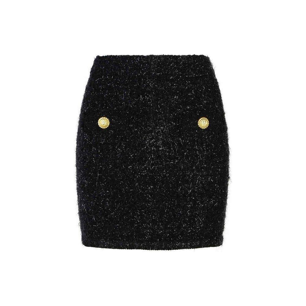 Balmain Tweed Mini Skirt BA-8776934555860-42