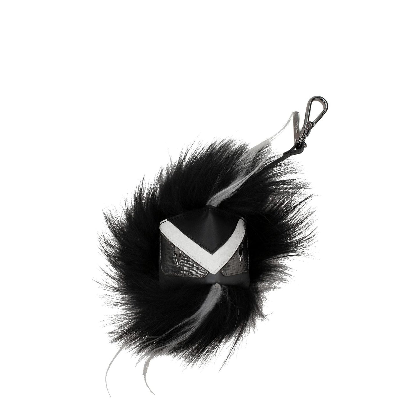 Fendi Black Leather Keychains FE8547139191049BT