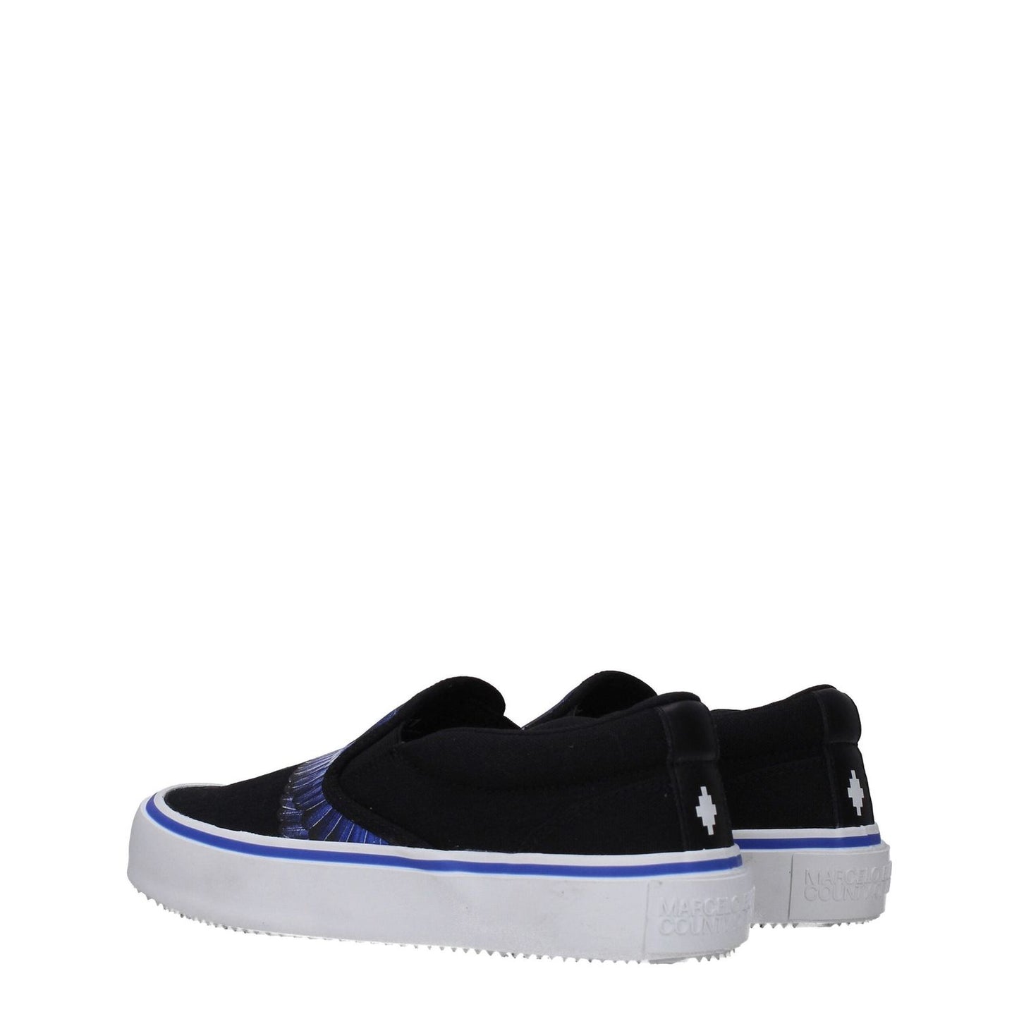 Marcelo Burlon Black Fabric Slip-On Loafers MA-8547167830281-EU44/US11