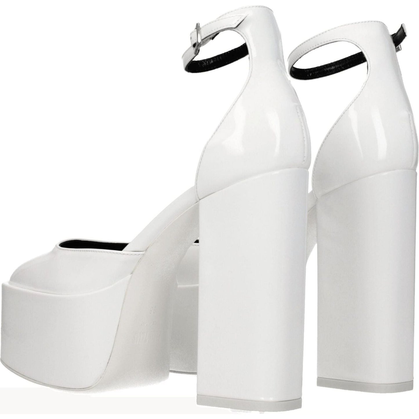 Paris Texas White Leather Platforms PA-8547224551689-EU38/US8