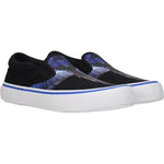 Marcelo Burlon Black Fabric Slip-On Loafers MA-8547243458825-EU41/US8