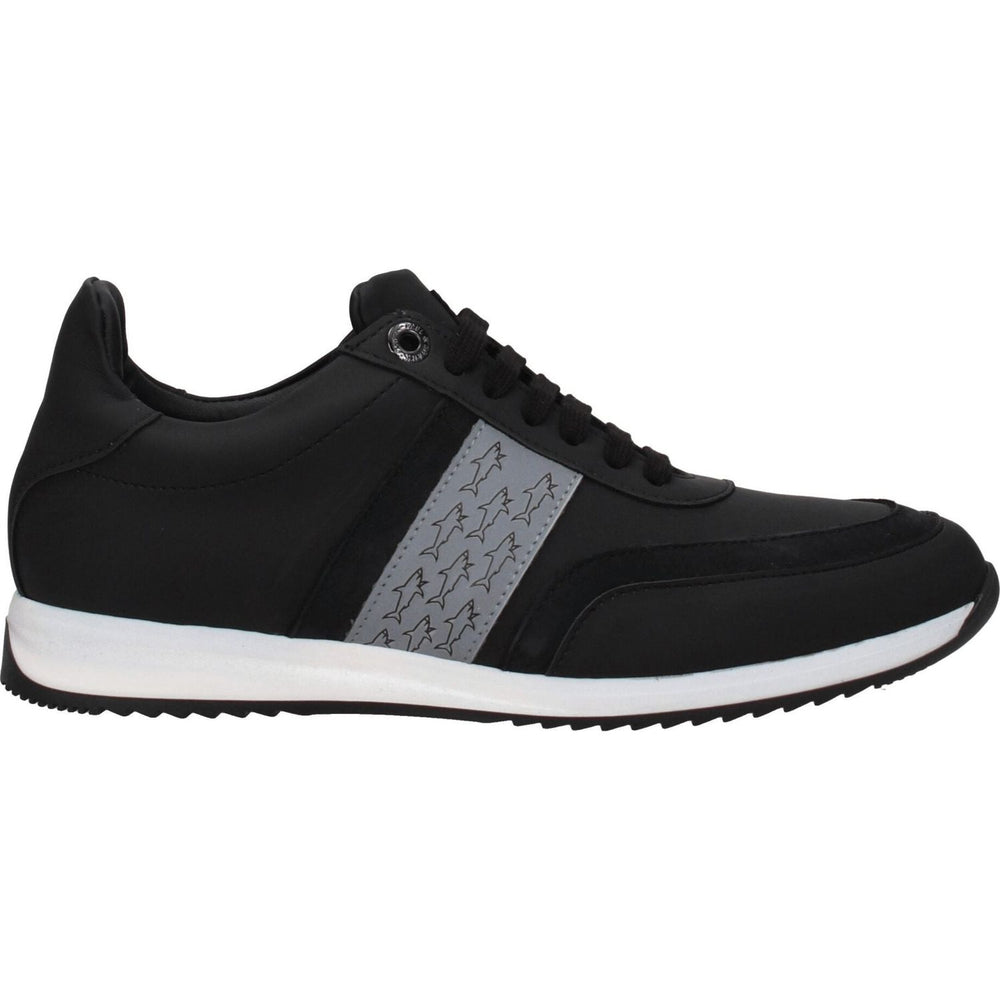 Paul & Shark Black Leather Athletic Sneakers PA-8547251716361-EU39/US6