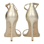 Stuart Weitzman Gold Leather Stiletto Heels Sandals ST-8547258466569-EU41/US11