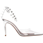 Amina Muaddi Transparent Pvc High Heel Pumps AM-8547274686729-EU36/US6