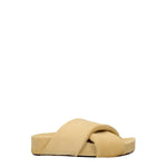 Jil Sander Beige Horsehair Slippers Sandals JI-8547352871177-EU36/US6