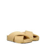 Jil Sander Beige Horsehair Slippers Sandals JI-8547352871177-EU36/US6