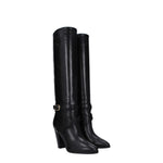 Celine Black Leather High Heel Boots CE-8547414278409-EU36/US6
