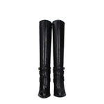 Celine Black Leather High Heel Boots CE-8547414278409-EU36/US6
