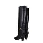 Celine Black Leather High Heel Boots CE-8547414278409-EU36/US6