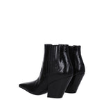 Casadei Black Leather Ankle Boots CA-8547443441929-EU36/US6