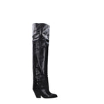 Isabel Marant Black Leather Over The Knee IS-8547451240713-EU36/US6
