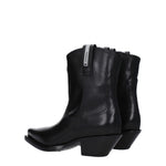Premiata Black Leather Ankle Boots PR-8547457401097-EU36/US6