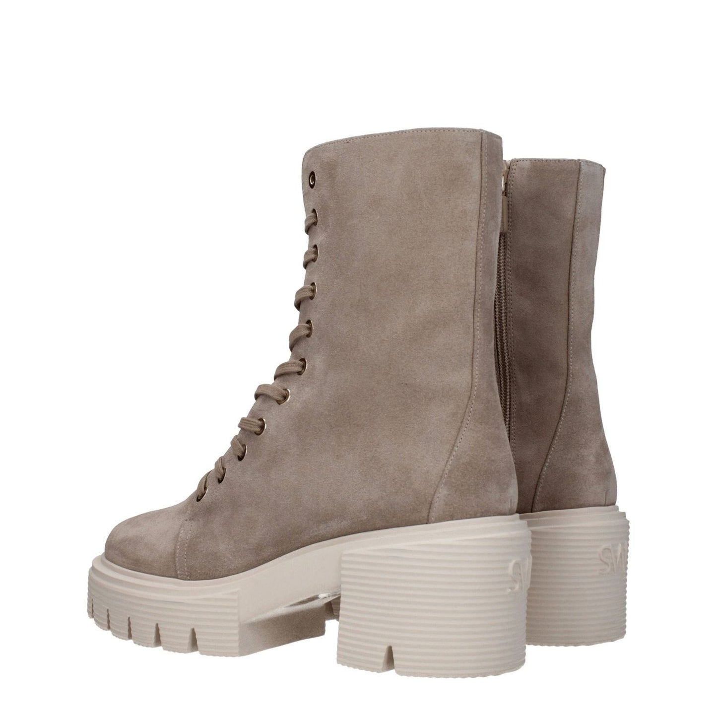 Stuart Weitzman Beige Leather Ankle Boots ST-8547457433865-EU40/US10