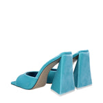 The Attico Light Blue Velvet Platforms TH-8613448745225-EU39/US9