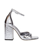 Paris Texas Gray Leather Platforms