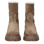 Stuart Weitzman Beige Leather Ankle Boots