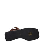Paris Texas Brown Leather Wedges Sandals PA-9257529114889-EU36.5/US6.5