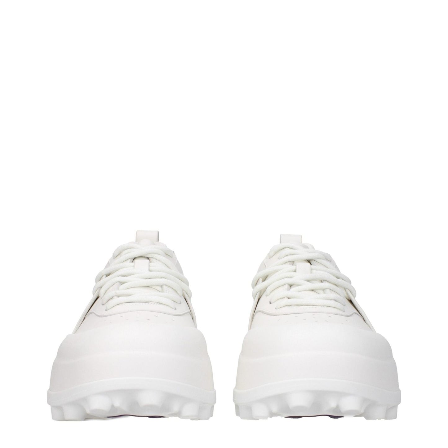 Jil Sander White Leather Sneakers JI-9277155901705-EU41/US8