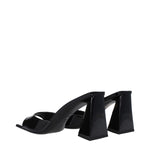The Attico Black Leather Stiletto Heels Sandals TH-9333327593737-EU36/US6