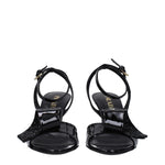 Prada Black Leather Stiletto Heels Sandals PR-9365256864009-EU36/US6