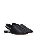 Givenchy Black Leather Mules GI-9474464710921-EU35/US5